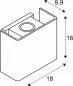 Preview: SLV Mana Out WL Set Wandaufbauleuchte grau/anthrazit 11W 650lm 3000K CRI80 60° Phasenabschnitt