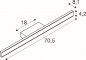 Preview: SLV One Linear 70 Wandaufbauleuchte Up/Down 2700/3000K Phase messing_5