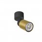 Preview: SLV Puri 2.0 Tube Wand- und Deckenaufbauleuchte 1x max. 6W GU10 schwarz / gold_1