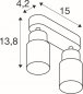 Preview: SLV Puri 2.0 Tube Wand- und Deckenaufbauleuchte long 2x max. 6W GU10 schwarz_2