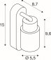 Preview: SLV Puri 2.0 Tube Wand- und Deckenaufbauleuchte mit Schalter rechteckig 1x max. 6W GU10 grau_2