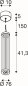 Preview: SLV Quimera Pendelleuchte Pendellänge 150 cm 2700/3000K PHASE gebürstet messing