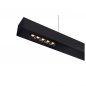 Preview: SLV Q-LINE LED Indoor Pendelleuchte 1m BAP schwarz 3000K