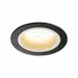 Preview: SLV Numinos DL M Deckeneinbauleuchte LED 17,55W 1600lm 2700K 40° schwarz/weiß