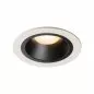 Preview: SLV Numinos DL M Deckeneinbauleuchte LED 17,55W 1460lm 2700K 20° weiß/schwarz