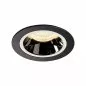 Preview: SLV Numinos DL M Deckeneinbauleuchte LED 17,55W 1550lm 3000K 20° schwarz/chrom