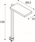 Preview: SLV Worklight Tischleuchte weiß 79W 4000K 80°