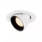 Preview: SLV Numinos Gimble S LED Deckeneinbauleuchte 8,6W 670lm 2700K 20° dreh- und schwenkbar weiß/schwarz