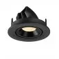 Preview: SLV Numinos Gimble S LED Deckeneinbauleuchte 8,6W 690lm 3000K 40° dreh- und schwenkbar schwarz