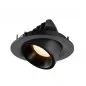 Preview: SLV Numinos Gimble M LED Deckeneinbauleuchte 17,5W 1460lm 2700K 20° dreh- und schwenkbar schwarz