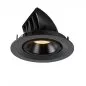 Preview: SLV Numinos Gimble M LED Deckeneinbauleuchte 17,5W 1460lm 2700K 55° dreh- und schwenkbar schwarz
