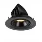 Preview: SLV Numinos Gimble M LED Deckeneinbauleuchte 17,5W 1500lm 3000K 20° dreh- und schwenkbar schwarz