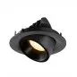 Preview: SLV Numinos Gimble M LED Deckeneinbauleuchte 17,5W 1500lm 3000K 55° dreh- und schwenkbar schwarz