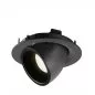 Preview: SLV Numinos Gimble M LED Deckeneinbauleuchte 17,5W 1600lm 4000K 40° dreh- und schwenkbar schwarz