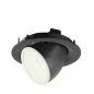 Preview: SLV Numinos Gimble M LED Deckeneinbauleuchte 17,5W 1750lm 4000K 40° dreh- und schwenkbar schwarz/weiß