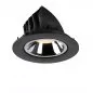 Preview: SLV Numinos Gimble L LED Deckeneinbauleuchte 25,4W 2150lm 2700K 20° dreh- und schwenkbar schwarz/chrom