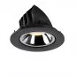 Preview: SLV Numinos Gimble L LED Deckeneinbauleuchte 25,4W 2200lm 3000K 20° dreh- und schwenkbar schwarz/chrom