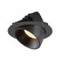 Preview: SLV Numinos Gimble XL LED Deckeneinbauleuchte 37,4W 3300lm 2700K 20° dreh- und schwenkbar schwarz