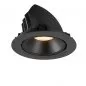 Preview: SLV Numinos Gimble XL LED Deckeneinbauleuchte 37,4W 3300lm 2700K 20° dreh- und schwenkbar schwarz