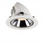 Preview: SLV Numinos Gimble XL LED Deckeneinbauleuchte 37,4W 3400lm 2700K 20° dreh- und schwenkbar weiß/chrom