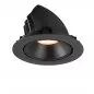 Preview: SLV Numinos Gimble XL LED Deckeneinbauleuchte 37,4W 3300lm 3000K 20° dreh- und schwenkbar schwarz