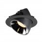 Preview: SLV Numinos Gimble XL LED Deckeneinbauleuchte 37,4W 3500lm 3000K 20° dreh- und schwenkbar schwarz/chrom