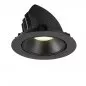 Preview: SLV Numinos Gimble XL LED Deckeneinbauleuchte 37,4W 3600lm 4000K 20° dreh- und schwenkbar schwarz