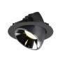 Preview: SLV Numinos Gimble XL LED Deckeneinbauleuchte 37,4W 3750lm 4000K 20° dreh- und schwenkbar schwarz/chrom