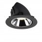 Preview: SLV Numinos Gimble XL LED Deckeneinbauleuchte 37,4W 3750lm 4000K 20° dreh- und schwenkbar schwarz/chrom