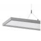 Preview: SLV Worklight Pendelleuchte silber 57W 4000K 80°