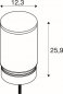 Preview: SLV M-POL M Polehead Leuchtenkopf anthrazit 11W 590/660lm 2700/3000K CRI90