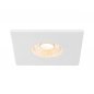 Preview: SLV Universal Downlight Abdeckung für Downlight IP65 eckig weiß