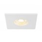 Preview: SLV Universal Downlight Abdeckung für Downlight IP65 eckig weiß