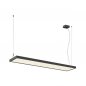 Preview: SLV Worklight Pro 120 Pendelleuchte 120cm 4000K DALI Touch schwarz