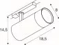 Preview: SLV Trackspot V 3-Phasen 25/30/35W 927/930/940 24°-60° schwarz