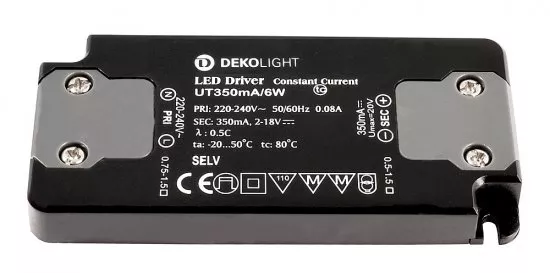 Deko-Light Netzgerät (CC, DC) FLAT CC UT350mA 6W