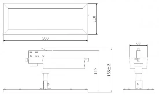 Deko-Light 3-Phasenleuchte Panel Track Light 20W 2000lm 3000K Schwarz 707135