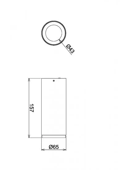 Deko-Light Deckenaufbauleuchte Lucea 10W DTW 1800-2700K Schwarz