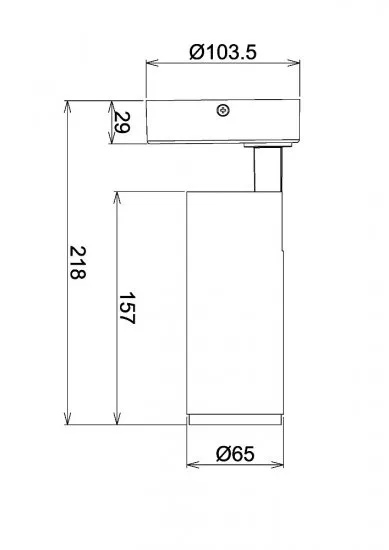 Deko-Light Deckenaufbauleuchte Lucea Tilt 10W DTW 1800-2700K Weiß