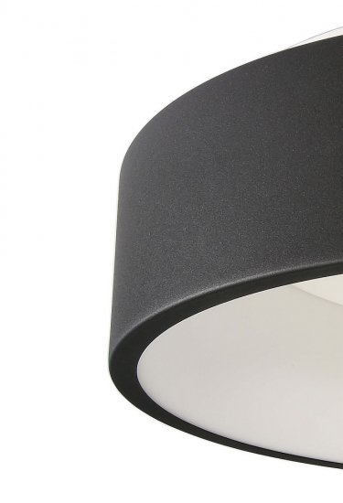 Deko-Light Deckenaufbauleuchte Sculptoris 400mm 30W DIM 3000/4000K Schwarz