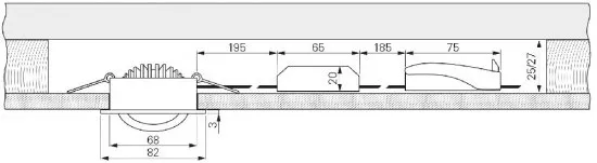 Deko-Light LED Deckeneinbauleuchte Dione IP20 8,5W 800lm dimmbar 3000K Chrom