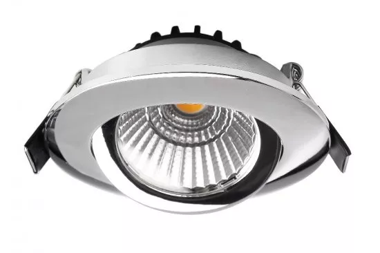 Deko-Light LED Deckeneinbauleuchte Dione IP20 8,5W 800lm dimmbar 3000K Chrom