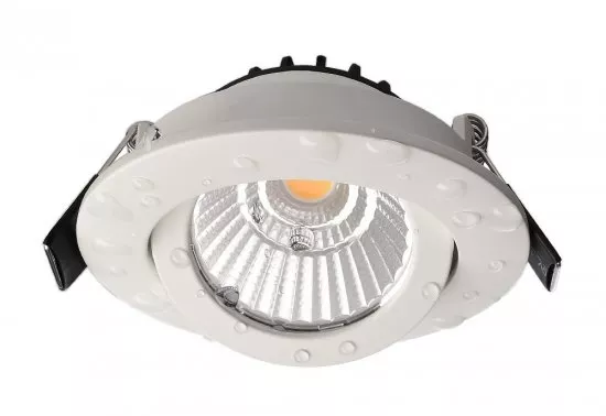 Deko-Light LED Deckeneinbauleuchte Dione IP44 Dim to Warm 8,5W 480lm dimmbar 1800/3000K Weiß