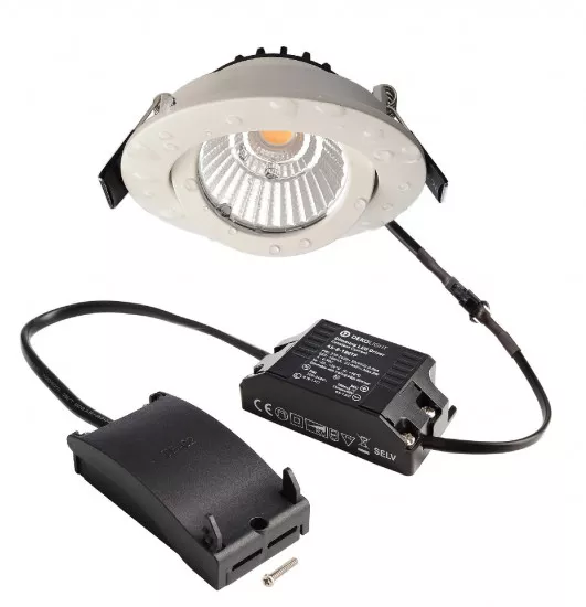 Deko-Light LED Deckeneinbauleuchte Dione IP44 8,5W 800lm dimmbar 3000K Weiß 565393