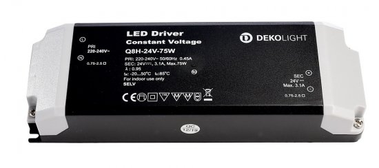 Deko-Light LED-Netzgerät CC DC Basic 24V DC 75W CV Q8H-24-75W