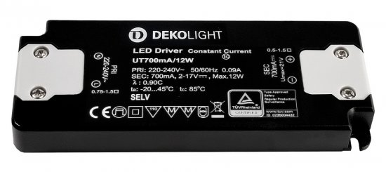 Deko-Light LED-Netzgerät CC DC Flat CC UT700mA/12W