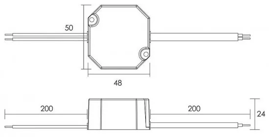 Deko-Light LED-Netzgerät CC DC dimmbar Octo IP65 CC RSM-12-700T/12W