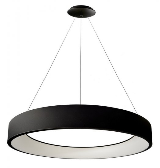 Deko-Light LED Pendelleuchte Sculptoris 800mm 60W 3100lm 3000/4000K Schwarz 342188