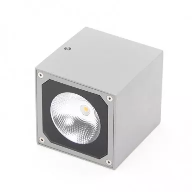 Deko-Light LED Wandaufbauleuchte Cubodo II Double SG 16W 1260lm 3000K IP54 Silber 731019