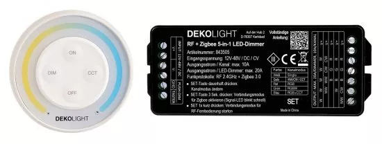 Deko-Light Steuerung RF - RF-smart Starter-Set LED Single/CCT 12-48V 20A inkl. Fernbedienung